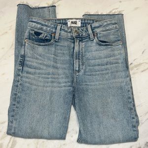 PAIGE Hoxton slim crop jeans size 26